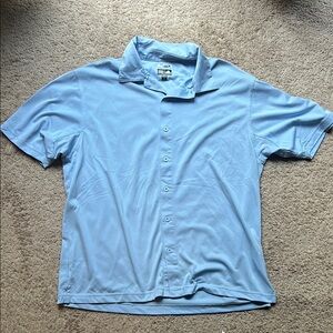 Adidas Men's Blue Polo Shirt